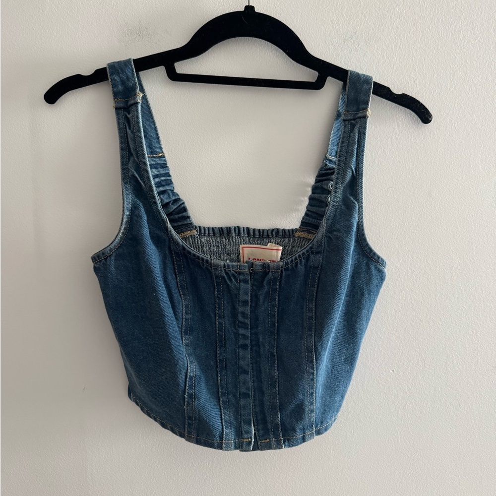 Lone Star Denim Corset Top